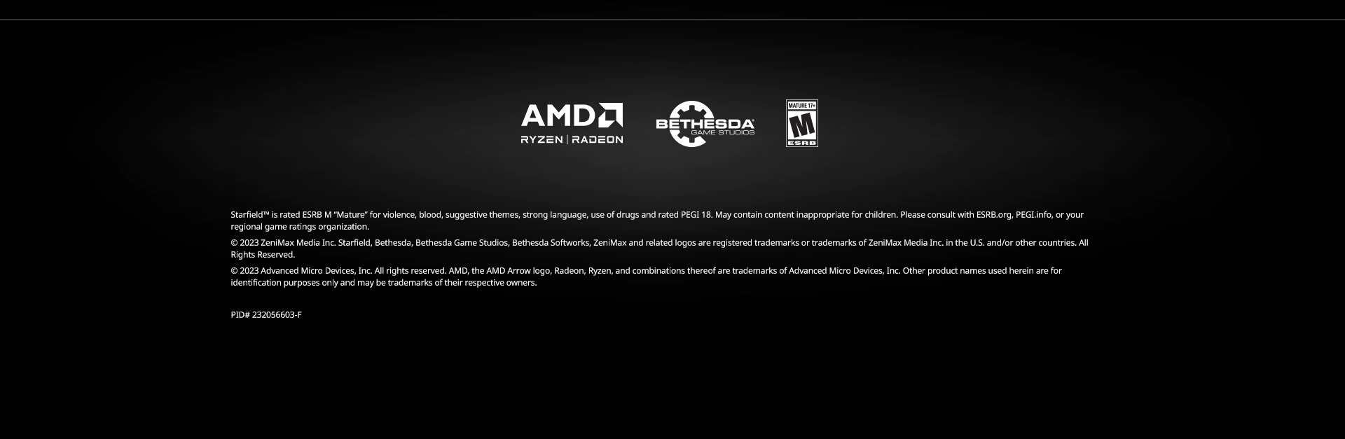 AMD Are you ready Starfield Bundle Footer