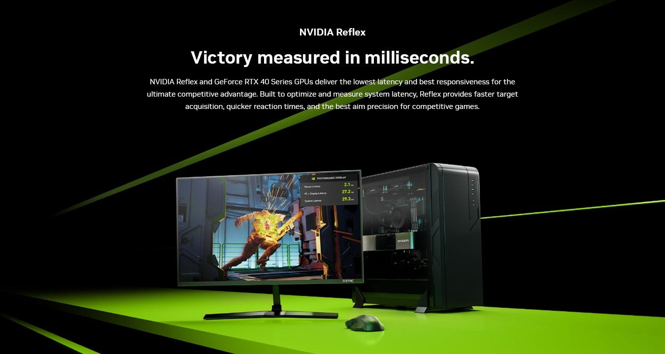 NVIDIA GeForce RTX 4000 nvidia reflex