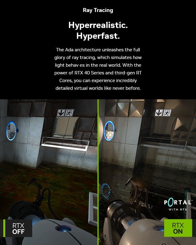 NVIDIA GeForce RTX 4000 raytracing