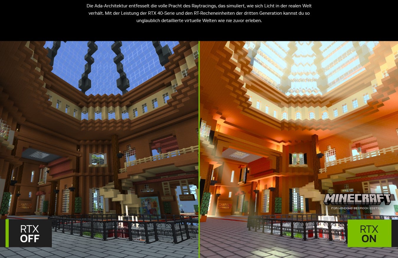 NVIDIA GeForce RTX 4000 Raytracing